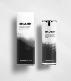 Leichtes depigmentierendes Serum in Glasflasche