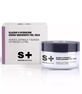 GLACIAR +HYDRATION Gesichtscreme – Feuchtigkeitspflege für trockene Haut mit Hyaluronsäure und Avocadoöl. Summecosmetics