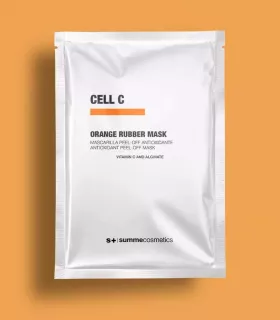 Die CELL C Orange Rubber Mask ist eine innovative Alginat-Gesichtsmaske, die reich an Vitamin C ist